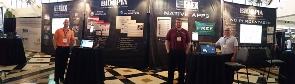 Auction Flex Booth at NAA C&S 